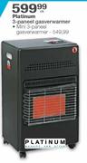 Platinum 3-Paneel GasverWarmer-Each