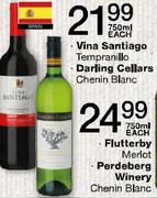 Vina Santiago Tempranillo Darling Cellars Chenin Blanc-750ml Each