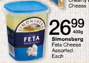 Simonsberg Feta Cheese Assorted Each-400g