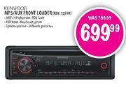 Kenwood MP3/Aux Front Loader