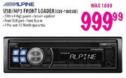 Alpine USB/MP3 Front Loader