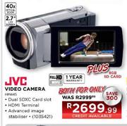 JVC Video Camera (HM445) + 8GB SD Card