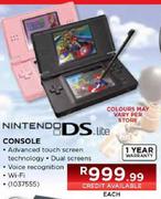 Nintendo DS Lite Console