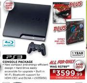 PS3 Console Package + GOW3 & GT5 Games