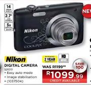Nikon Digital Camera (S2600)