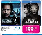 Blu-Ray Disc Sherlock Homes A Game Of Shadows Blu-Ray Or Girl With The Dragon Blu-Ray-Each