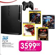 Blu-Ray 3D PS3 320GB Console Bundle