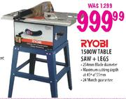 Ryobi 1500W Table Saw + Legs