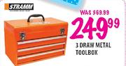 Stramm 3 Draw Metal Toolbox