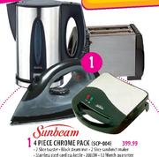 Sunbeam 4 Piece Chrome Pack-SCP-004