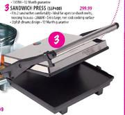 Sunbeam Sandwich Press-SSP400