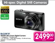 Sony WX100 Ultra Zoom Digital Camera