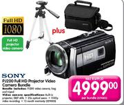 Sony PJ200 Full HD Projector Video Camera Bundle