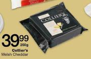 Collier's Welsh Cheddar-250gm