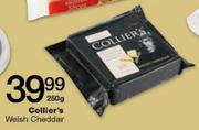 Collier's Welsh Cheddar-250gm 