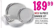 Web Dinner Set-16 Piece 