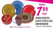 Hand Painted Loose Procelain Dinnerware-Each