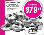 Stainless Steel Cookware Set-12 Piece