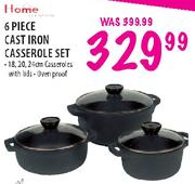 Castiron Casserole Set-6 Piece