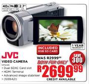 JVC Video Camera (HM445) + 8GB SD Card