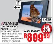 Sansui Digital Photo Frame-10" LCD Screen 