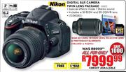 Nikon Digital SLR Camera Twin Lens Package (D5100)