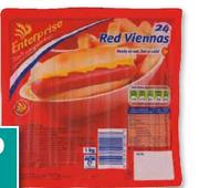Enterprise Rooi/Gerookte Weense Worsies Elk-1kg