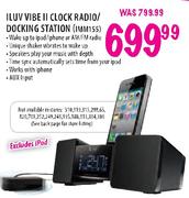 iLuv Vibe II Clock Radio/Docking Station (IMM155)