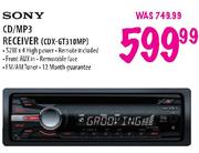 Sony CD/MP3 Receiver (CDX-GT310MP)