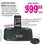 iLuv iPod Clock Radio (MM153BLK)-Each