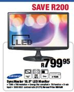 Samsung SyncMaster LED Monitor-18.5"