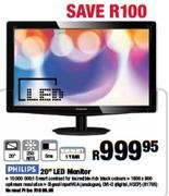 Philips LED Monitor-20"
