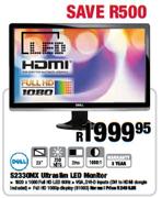 Dell S2330MX Ultraslim LED Monitor-23"