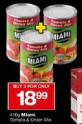 Miami Tomato & Onion Mix-3 x 410gm
