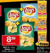 Simba Lay's Chips-125gm Each
