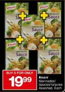 Knorr Marinades/Sauces/Gravies-5's
