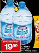 Nestle Pure Life Still Mineral Water-2 x 5Ltr