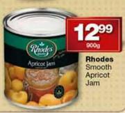Rhodes Smooth Apricot Jam-900g