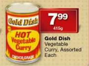 Gold Dish Vegetable Curry,Assorted-415g Each