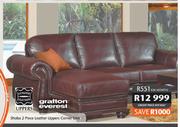 Shoba 2 Piece Leather Uppers Corner Unit