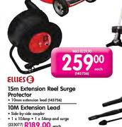 Ellies Extension Reel Surge Protector-15m
