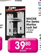 Mackie Pro Series Mortice Lock Set-2 Lever Per Set