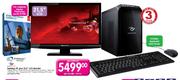 Packard Bell Desktop PC plus 21.5" LCD Monitor(D5330)
