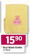 Real Wash Cloths 2-Pack