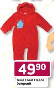 Real Coral Fleece Jumpsuit