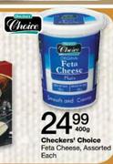 Checkers' Choice Feta Cheese-400gm