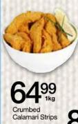Crumbed Calamari Strips-1kg