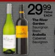 The River Garden Sauvignon Blanc-750ml Each
