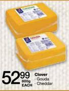 Clover Cheddar-800gm Each