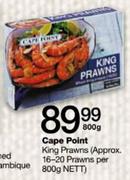 Cape Point King Prawns-800gm